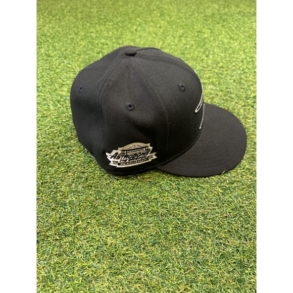 Houston Astros Astrodome 30th Anniversary New Era Fitted Hat 7 1/4 Black - Picture 3 of 6